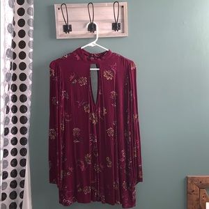 Maroon dress